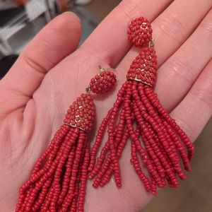 Nwot festive BaubleBar earrings